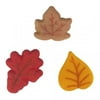 Shimmer Leaves Sugar Decorations Toppers Cupcake Cake Cookies Thanksgiving Favors Party 12 Count
