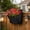 Black, variant on Wall Mounted Plastic Flower Pot For Indoor Outdoor Green Planting Box 7.40x6.50x5.71 Inch 1 Count