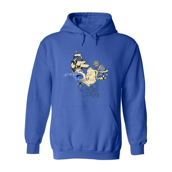 Sea Voyages Hoodie Women -Image by Shutterstock, Female Medium