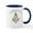 White/Navy Inside, variant on CafePress - A Widows Son Mug - 11 oz Ceramic Mug - Novelty Coffee Tea Cup