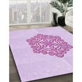 thumbnail image 2 of Ahgly Company Indoor Rectangle Patterned Violet Purple Area Rugs, 3' x 5', 2 of 6
