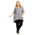 thumbnail image 4 of Avenue Women's Plus Size Pleasant Notched Neck Shirt, 4 of 5