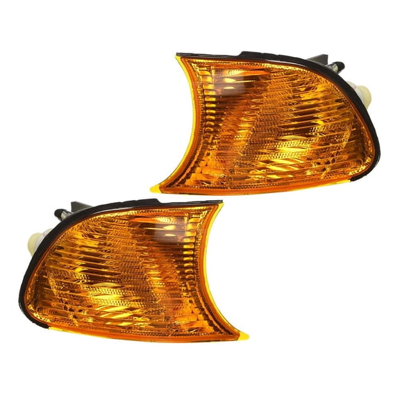 EPIC LIGHTING OE Style Halogen Corner Lights Assembly Replacement for BMW 2000 323i 328i 2001 325i 330i M3 [ BM2520106 BM2521106 63126904299 63126904300 ] Pair