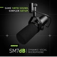 thumbnail image 3 of SHURE - Shure SM7dB - dynamic vocal microphone with built-in preamplifier, 3 of 9