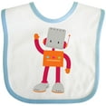 thumbnail image 3 of Inktastic Cute Robot, Silly Robot, Funny Robot, Robotics Boys or Girls Baby Bib, 3 of 4