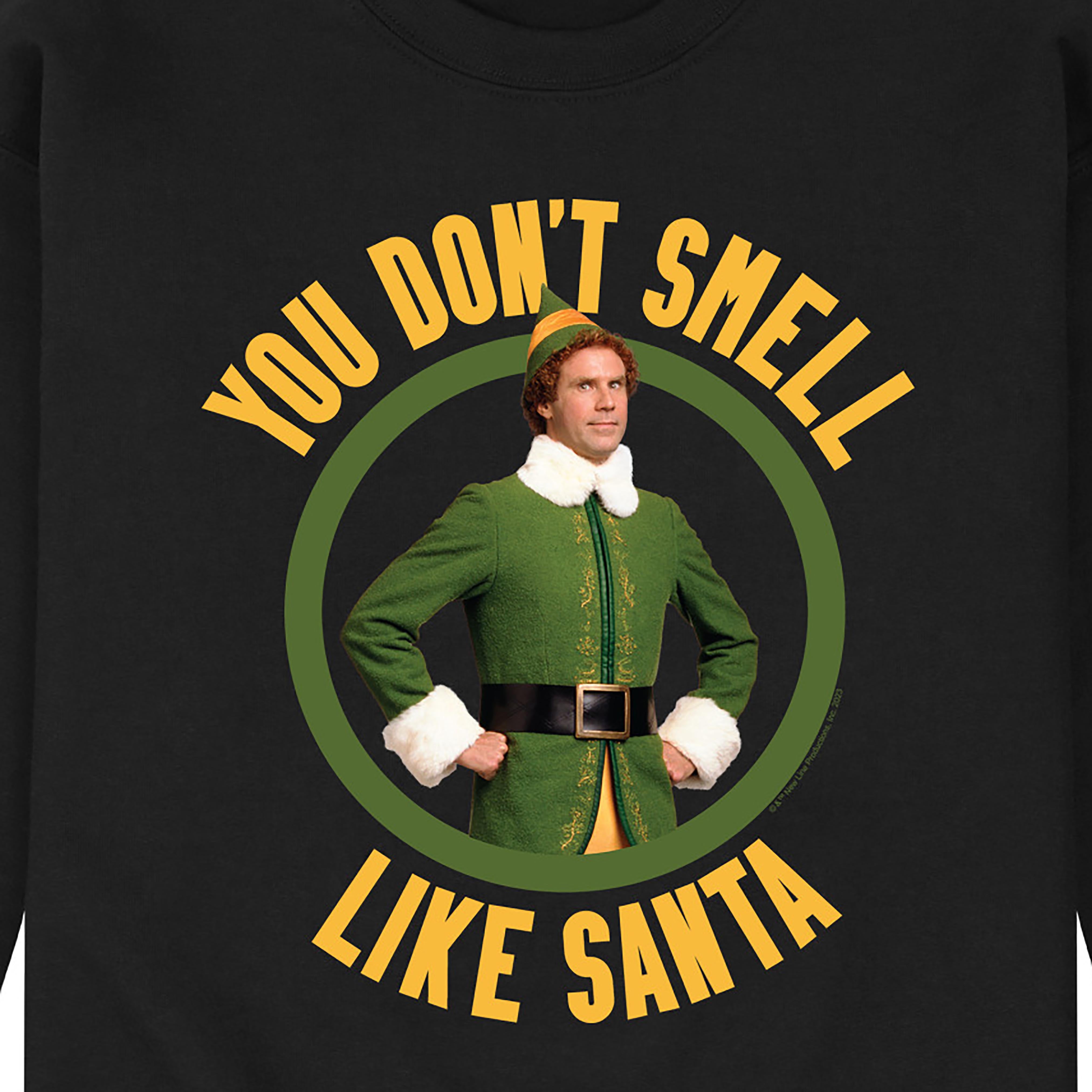 ELF - You Don't Smell Like Santa - Men's Crew Neck Fleece Pullover