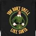 thumbnail image 3 of ELF - You Don't Smell Like Santa - Men's Crew Neck Fleece Pullover, 3 of 5