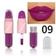thumbnail image 3 of Halloween Lip Gloss Set, 3-Piece Non-Stick Shiny Lipstick, Glittery Purple and Black Lip Colors, Long-Lasting, Non-Transfer, 3 of 5