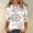 Grey, variant on QHWAUAKFBN T Shirts For Women Trendy Graphic Printed Shirt 3/4 Sleeve Tunic Crewneck Blouse Tshirts Top