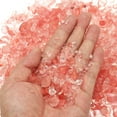 thumbnail image 3 of Uxcell Tumbled Chips Stone, Crushed Crystal Chips Quartz for Vase Filler Fish Tank Decor Watermelon Red 0.92lb, 3 of 7