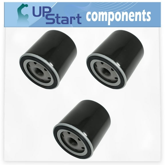 3-Pack 491056 Oil Filter Replacement for Briggs & Stratton 261772-0128-01 Engine - Compatible with 52 050 02-S AM101207 Oil Filter