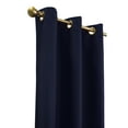 thumbnail image 3 of Winmate Insulated Grommet Wide Curtain Panel - Pair each 80" x 84" in Navy, 3 of 6