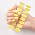 thumbnail image 4 of Pegatinas de Gel semicuradas para decoración de uñas, tiras de uñas de crema de larga duración, parche deslizante, lámpara UV, calcomanía curada, blanco puro, negro, desnudo, 1 unidad, 4 of 7