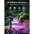 thumbnail image 5 of Solar Spot Lights Outdoor, 9 Lighting Modes RGB, Solar Lights Outdoor Waterproof IP65, 63 LED Landscape Spotlights for Holiday Decorations, 5 of 6