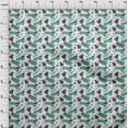 thumbnail image 4 of oneOone Cotton Flex Green Fabric Christmas Dress Material Fabric Print Fabric By The Yard 40 Inch Wide, 4 of 5