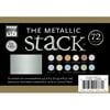 Metallic Mat Stack 4.5X6.5 72 Sheets/Pad