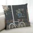 thumbnail image 1 of Ahgly Company Quotes Coussin Décoratif d'Intérieur, 18 Po X 18 Po, 1 of 6