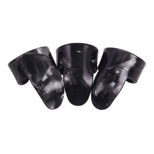 Púas para dedo pulgar de guitarra de celuloide para guitarra eléctrica acústica, ukelele, bajo, 5 uds. AweSitey EL013596-02