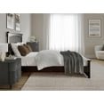 thumbnail image 3 of AFI Becket Full Solid Wood Low Profile Platform Bed with Matching Footboard, Espresso, 3 of 11