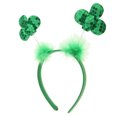 thumbnail image 1 of Diadema Irlandesa del Trébol Sunnimix Verde para Fiesta de San Patricio, 1 of 6