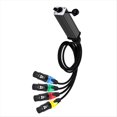 thumbnail image 1 of Audio Adapter Cable for RJ45 4 Channel 3Pin XLR DM512 Network Signal Extender Network Cable to Analog Distribution 20cm, 1 of 5