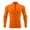 Orange, variant on Xzbqbs Mens Fashion Shirts Long Sleeve Quarter Zipper Muscle Fit Pullover Tops Lightweight Solid Collared Sports Fitness Shirts