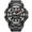 Silver, variant on Men Sport Watches Dual Time Digital Watch Quartz 50m Waterproof Watch Led Military Watch Sport 8035 Men Watches Wristwatch