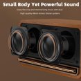 thumbnail image 3 of Altavoz Bluetooth Edifier Retro Wood inalámbrico 20W, 3 of 6