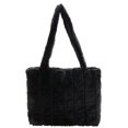 thumbnail image 2 of Bolsa de felpa Casual Otoño Invierno Mujer Fluffy Large Shoulder Tote (Negro) Tmvgtek Para estrenar, 2 of 9