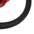 thumbnail image 2 of NFTIGB 13 Inches / 33 cm Racing Style Car Steering Wheel, Polyurethane and Aluminum Construction, Universal Fitment for Standard 6-Hole Hub Adapters, Red, 2 of 9