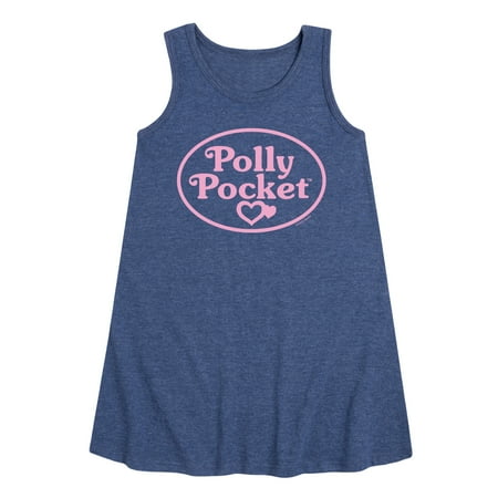 

Polly Pocket - Polly Pocket Pink Logo - Toddler And Girls A-line Dress