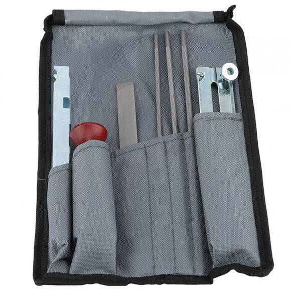 Niady 8pcs / Set Chainsaw fichiers Jauge de profondeur Scie à chaîne Affûtage Tool Kit