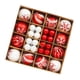 thumbnail image 2 of Juego de 40 adornos navideños con forma de bola, colgantes decorativos para árbol de Navidad. Estilo A, 2 of 9