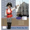 Dress Up America Deluxe Pirate Boy Set Costume Set Large 12-14 291-L