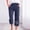Navy pants for women, variant on up to 60% off Gifts Usmixi Womens Plus Size Cotton Linen Pants Casual Elastic Waist Drawstring Pocket Cropped Trousers Fashion Dandelion Print Straight Pocket 3/4 Pants Navy XXL