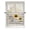 Beige Yellow Brown, variant on Sheer Curtains 54 Inch Length, Sunflowers Semi Sheer Curtains Light Filtering Window Treatment, Farmhouse Country Bee Wooden Grain Privacy Voile Drapes for Living Room Bedroom 52x54 Inch