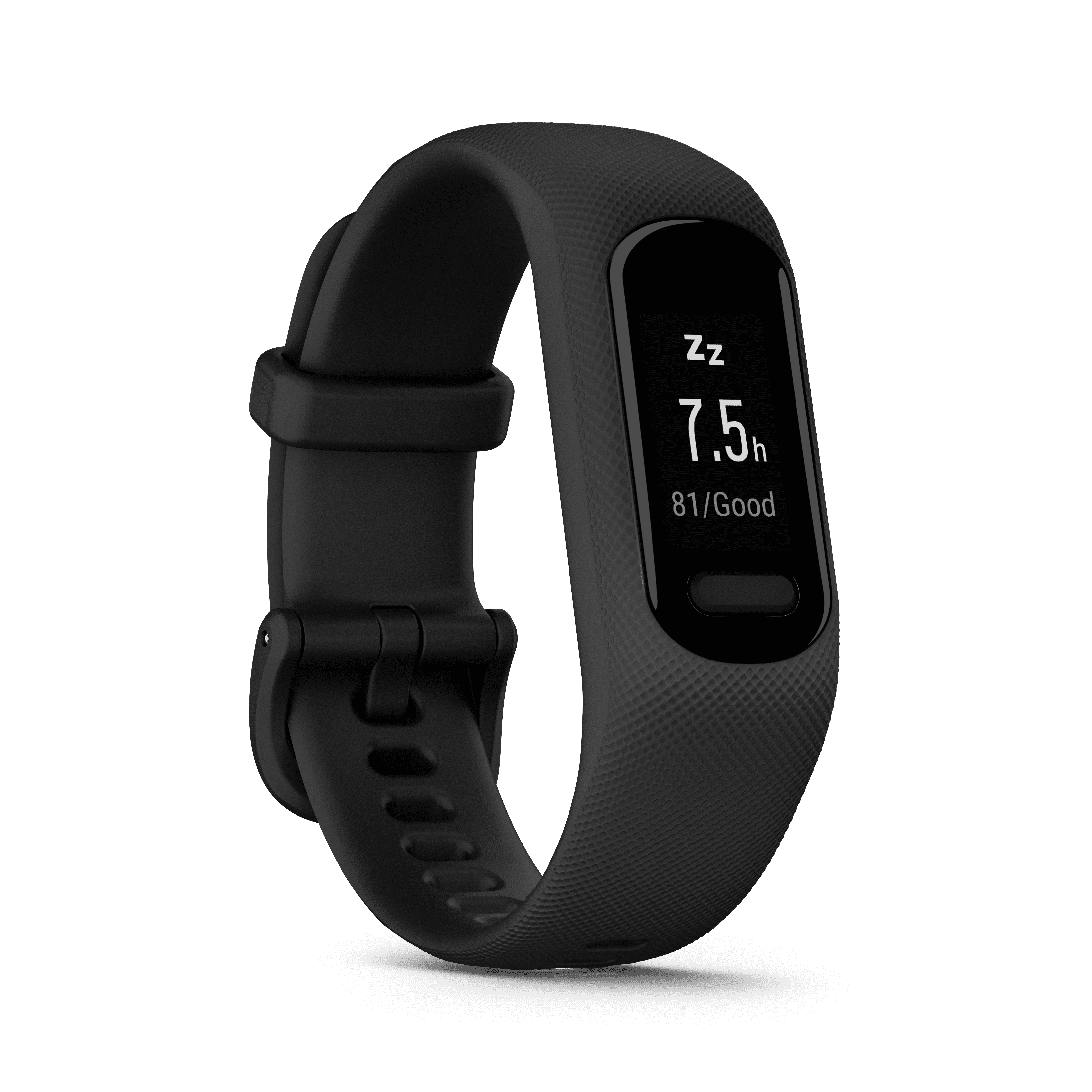 Garmin vivosmart 5 Black Silicone Band, Waterproof Fitness Tracker, 8.50 x 0.80 x 0.40 Inches