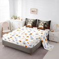 thumbnail image 5 of Manfei Kawaii Spooky Ghost 7-Piece Twin Bedding, Halloween Pumpkin Butterfly Bedding Comforter Set, Orange Black Gray,Reversible, 5 of 7