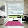 thumbnail image 7 of Ahgly Company Machine Washable Indoor Rectangle Transitional Neon Pink Area Rugs, 5' x 7', 7 of 7