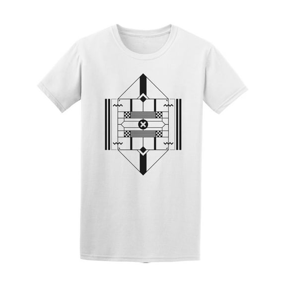 Futuristic Abstract Geometry Art Tee Men's -Image by Shutterstock