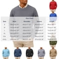 thumbnail image 3 of LYSMORA Men's Crew Neck Pullover Sweatshirt, Long Sleeve Zipper Arm Pocket Loose Casual Daily Athletic Tops, 3 of 8