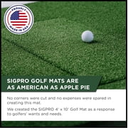 SIGPRO Softy 4' x 10' Golf Mat - by The Indoor Golf Shop
