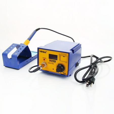 Ktaxon YiHUA-939D 60W High Power Constant Temperature Lead-free Electric Rework Soldering Station Kit Desoldering with Iron Stand Holder Handle, Anti-Static Welder Tool (Best Smd Rework Station Review)