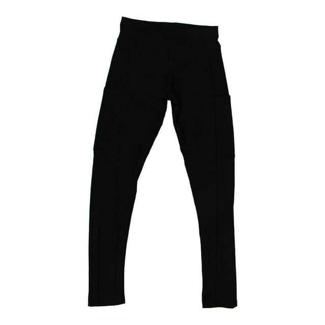 Legging George para Niña French Terry con Bolsas Negro Talla 12