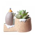 thumbnail image 2 of HULKLIFE Home Garden Office Desktop Decoration, Cute Cartoon Animals Designed Flower Pot/Plant Pots/Planter/Container (Plants Not Included), 2 of 4