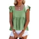 thumbnail image 1 of Top de cuello cuadrado de verano, camisas sin mangas para mujer, Top cuadrado sin mangas informal para mujer, Top sin mangas de moda, el mejor de su clase, 1 of 6