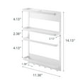 thumbnail image 7 of Yamazaki Home Magnetic Kitchen Organizer, Steel - L 3.5 x W 11.4 x H 14.2 inches, 7 of 7