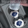 thumbnail image 4 of Thirstystone "Indigo Scallop" Single Absorbent Stone Car Coaster, 4 of 6