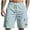 Light Blue, variant on Mgmyaa Men's Corduroy Cargo Shorts Loose Stretch Hiking Shorts Drawstring Elastic Waist Beach Shorts with Pockets