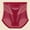 🔥 Red, variant on Women's Printed Mesh Hollow-Waist Shaping Briefs Seamless Mid-Rise Breathable Waist-Lifting Hip-Shaping Design Tummy Control Flat Seams Soft Cotton Lined Crotch Invisible Fit